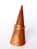 Gold Multi Evil Eye Band Ring