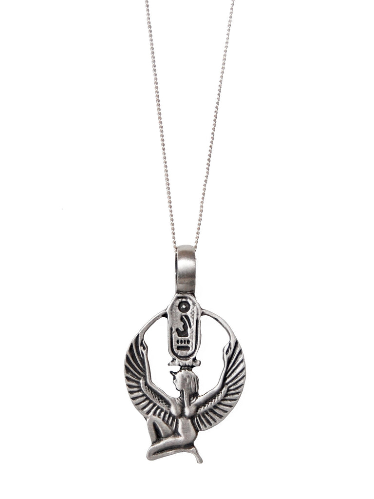 Silver Isis Pendant Necklace
