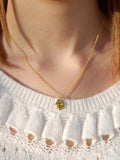 Evil Eye Hamsa Hand Necklace (Silver / Gold)