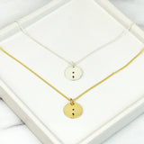 Semicolon Necklace (Gold / Silver)