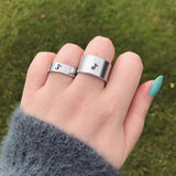 Silver Music Note Ring [Thick / Thin Options]