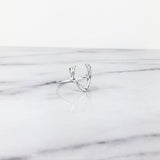 Silver Antler Ring