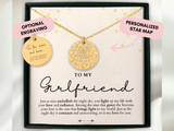 Gift For Girlfriend, Girlfriend Birthday Gift, Custom Star Map By Date, Girlfriend Gift Christmas, Lesbian Girlfriend Gift, Anniversary Gift