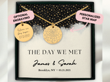 The Night We Met, Custom Star Map By Date, Personalized Anniversary Gift, Gift for Her, Gift For Wife, Gift For Girlfriend, Birthday Gift