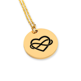 Polyamory Necklace, Polyamory Jewelry, Symbol, Gift For Girlfriend, Polyamory Gift, Throuple, Personalized Gift, Anniversary Gift