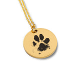 Custom Dog Mom Necklace, Dog Mama Gift, Engraved Paw Print Necklace, Dog Lover Gift for Women, Personalized Pet Gift, Dog Mom Era