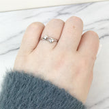Love Hands Sterling Silver Ring