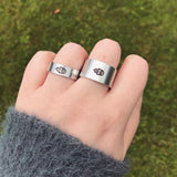 Silver Hamsa Ring [Thick / Thin Options]