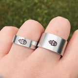 Silver Hamsa Ring [Thick / Thin Options]