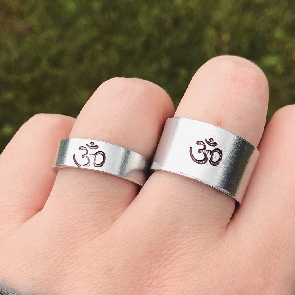 Silver Ohm Ring [Thick / Thin Options]
