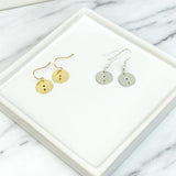 Semicolon Drop Earrings [Gold / Silver]