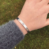 Zuni Bear Symbol Cuff Bracelet [Silver / Gold / Copper]